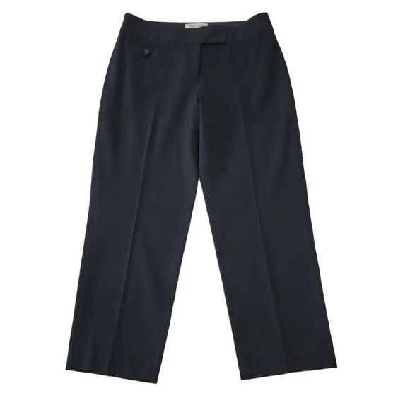 White House Black Market Legacy Stretch Crop Length Capri Trousers in Black 2R - Picture 8 of 8